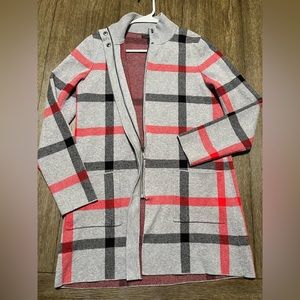 Tahari zipper closure cardigan. Size Medium